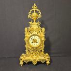 Tafelklok Regency stijl - Verguld brons - 1850-1900 - Top in