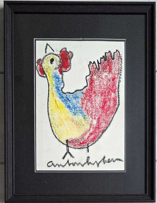 Anton Heyboer (1924-2005) - Kip, Antiek en Kunst, Kunst | Schilderijen | Modern