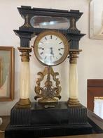 Portico klok - Albast, Messing - 1800-1850, Antiek en Kunst