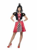 Rode Koninginnenjurk Harten Vrouw, Kleding | Dames, Carnavalskleding en Feestkleding, Ophalen of Verzenden, Nieuw