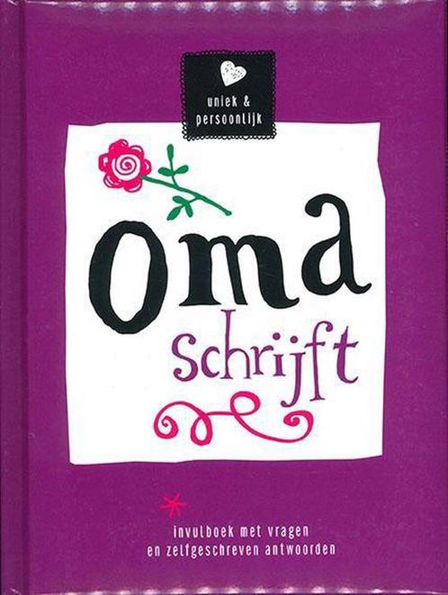Oma schrijft - Invulboek met vragen en zelfgeschreven, Boeken, Overige Boeken, Zo goed als nieuw, Verzenden