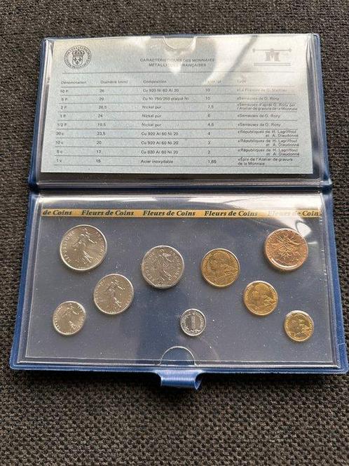 Frankrijk. Year Set (FDC) 1981 (9 munten) (Zonder, Postzegels en Munten, Munten | Europa | Euromunten