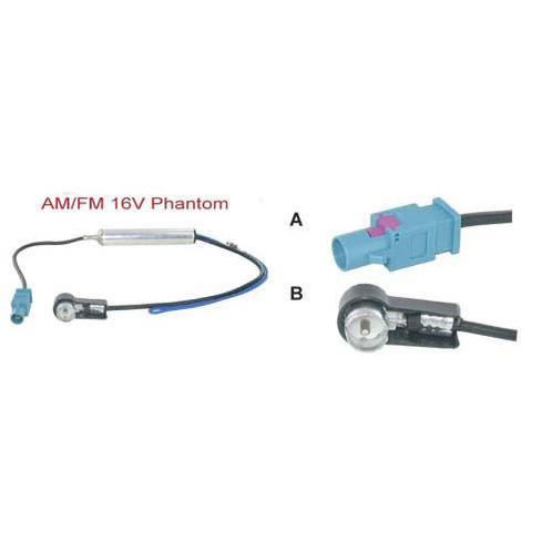 AM/FM 16V Phantom antenne adapter, Auto diversen, Overige Auto diversen, Verzenden