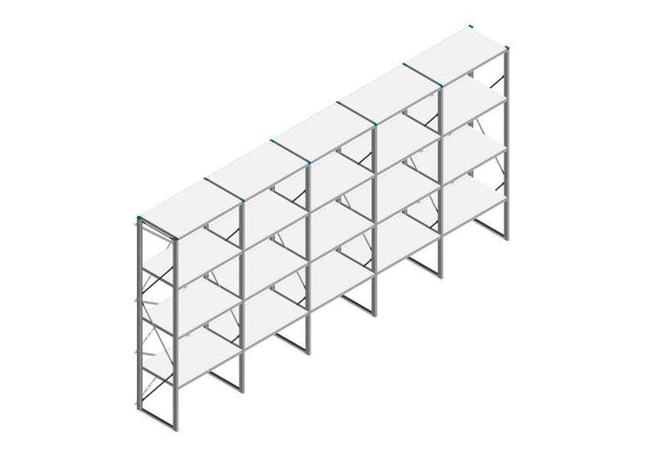 Voordeelrij Nedcon SF Legbordstelling 2500x5030x600mm hxbxd, Zakelijke goederen, Kantoor en Winkelinrichting | Magazijn, Stelling en Opslag