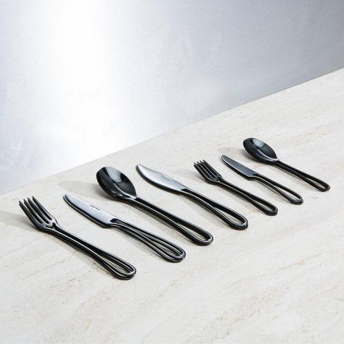Flatware design Maarten Baptist - Bestekset (28) - Zwarte, Antiek en Kunst, Kunst | Designobjecten
