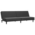 2-zits Slaapbank Zwart | OP=OP | Stijlvol & Voordelig!, Huis en Inrichting, Slaapkamer | Slaapbanken, 100 cm, Zwart, Ophalen of Verzenden