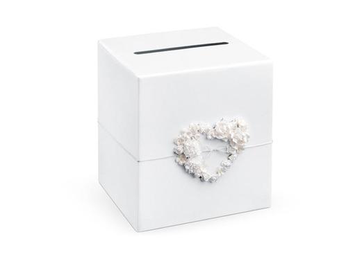 Bruiloft Enveloppendoos Hartje 24cm, Hobby en Vrije tijd, Feestartikelen, Nieuw, Verzenden