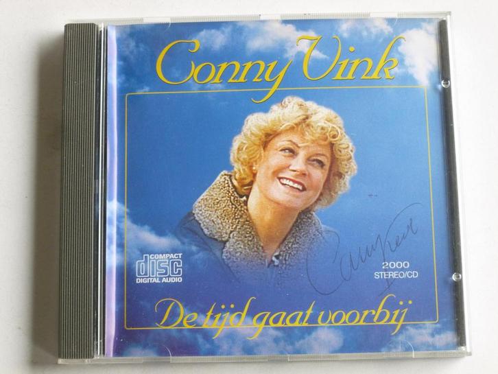 Conny Vink - De tijd gaat voorbij (gesigneerd), Cd's en Dvd's, Cd's | Nederlandstalig, Zo goed als nieuw, Verzenden