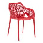 Tuinstoel - Air XL - Rood - Siesta, Tuin en Terras, Tuinstoelen, Verzenden, Nieuw