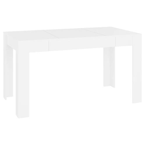 Witte Eettafel 140cm - Retourdeal - Stijlvol & Goedkoop, Huis en Inrichting, Tafels | Eettafels, 50 tot 100 cm, 100 tot 150 cm