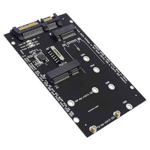M.2 SATA Adapter - M.2 SSD naar SATA - 6Gbps - NGFF/mSATA -, Computers en Software, Overige Computers en Software, Nieuw, Verzenden