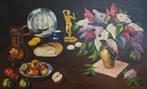 M. Delaere (XX) - Still Life with Lilacs and Fruit