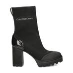 Calvin Klein Platform Knit rits- & gesloten boots, Verzenden, Zwart, Nieuw, Calvin Klein