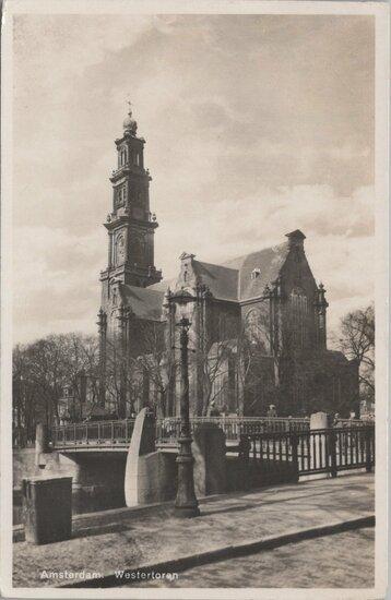 AMSTERDAM - Westertoren, Verzamelen, Ansichtkaarten | Nederland, Verzenden