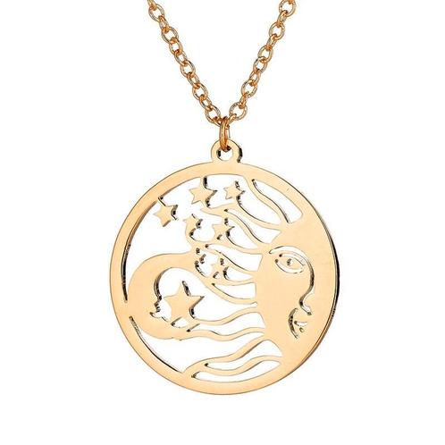 Fako Bijoux® - Ketting Met Hanger - Stainless Steel - RVS -, Sieraden, Tassen en Uiterlijk, Kettingen, Verzenden