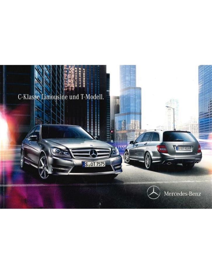 2011 MERCEDES BENZ C KLASSE BROCHURE DUITS, Boeken, Auto's | Folders en Tijdschriften