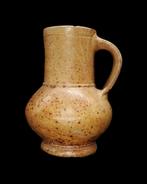 Post-middeleeuws - Middeleeuwse kruik uit Raeren-aardewerk -