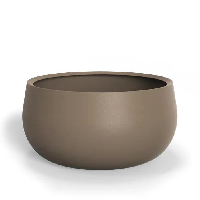 Polyester plantenbak Lora Ø120x60cm - Met bodem, Tuin en Terras, Bloembakken en Plantenbakken, 60 cm of meer, 100 cm of meer, Tuin