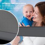 Bedhekje - 180 cm - Bedrand - Bedrail - Bedrek - Donkergrijs, Kinderen en Baby's, Verzenden, Zo goed als nieuw