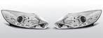 Koplampen Tube Light | Ford Focus MK3 2011-2014 | chroom, Auto-onderdelen, Verlichting, Verzenden, Nieuw, Ford