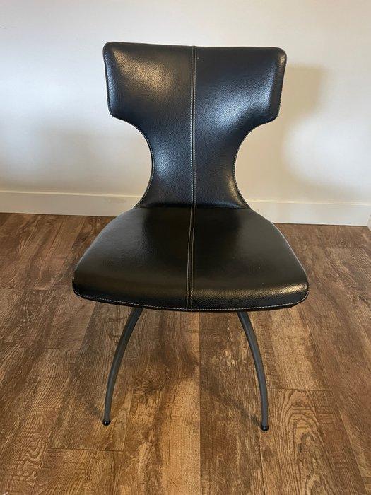 Leolux - Jan Armgardt - Eetkamerstoel (4) - Callas - Metaal,, Antiek en Kunst, Antiek | Meubels | Stoelen en Banken