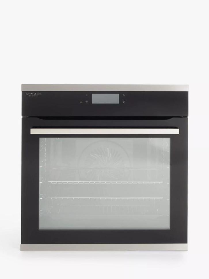 John Lewis JLBIOSS750 Elektrische Oven 59 cm 71 liter, Witgoed en Apparatuur, Ovens, Inbouw, Hete lucht, Nieuw, Oven met grill
