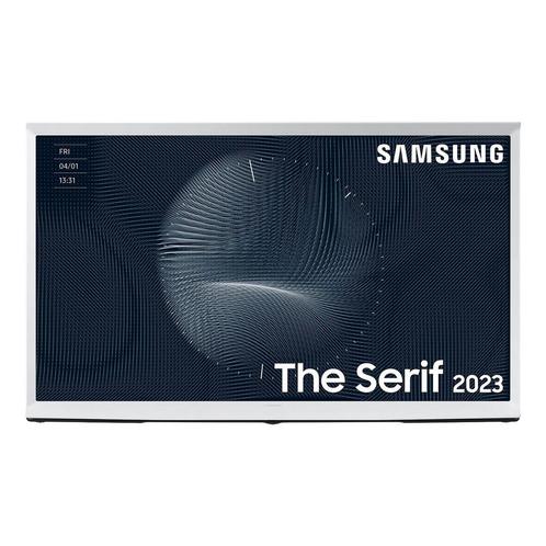 SAMSUNG The Serif 50LS01B Cloud White (2023) (4k UHD TVs), Audio, Tv en Foto, Televisies, QLED, Nieuw, Samsung, Smart TV, Ophalen of Verzenden