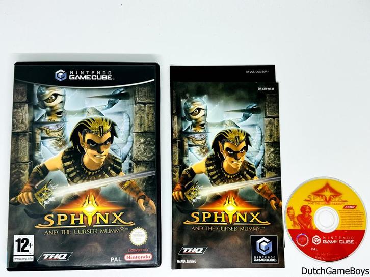 Nintendo Gamecube - Sphinx And The Cursed Mummy - HOL, Spelcomputers en Games, Games | Nintendo GameCube, Gebruikt, Verzenden