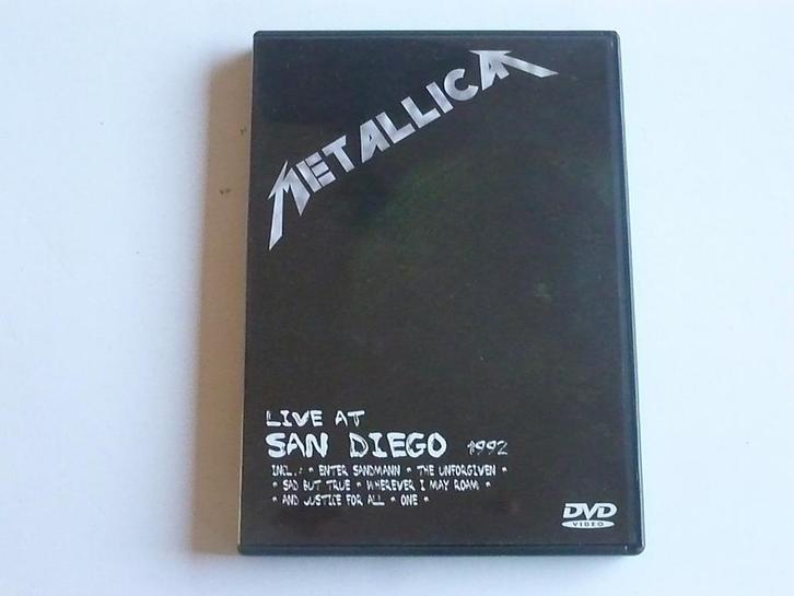 Metallica - Live at San Diego (DVD), Cd's en Dvd's, Dvd's | Muziek en Concerten, Zo goed als nieuw, Verzenden