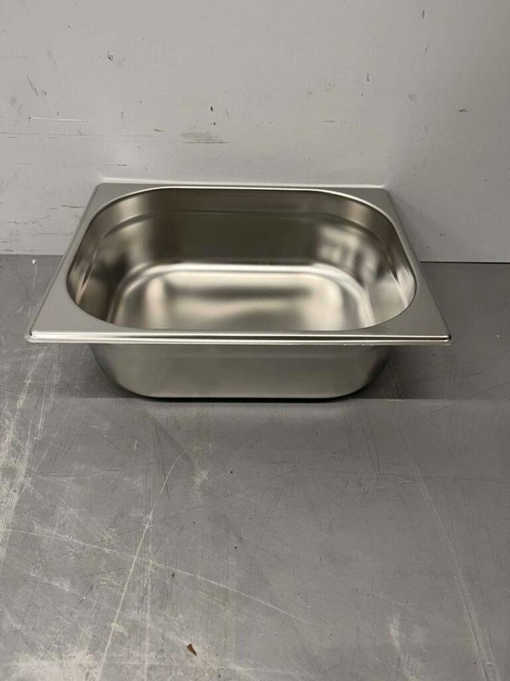 RVS Gastronorm bak GN bak 1/2 Diepte 100 mm Horeca, Zakelijke goederen, Horeca | Keukenapparatuur, Nieuw in verpakking, Ophalen of Verzenden