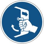 Luiken sluiten en beveiligen gebodspictogram, Verzenden, Nieuw