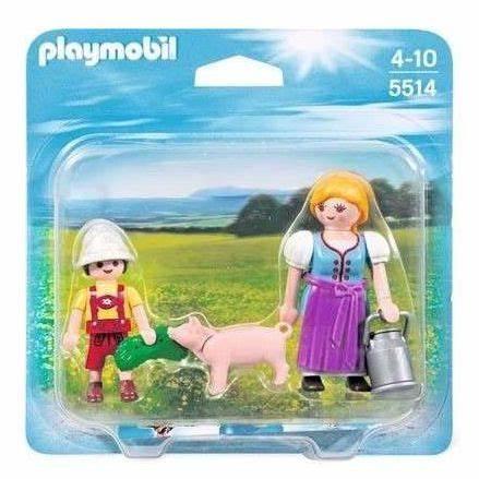 Playmobil Boerin en jongen – 5514 (Nieuw), Kinderen en Baby's, Speelgoed | Playmobil, Nieuw, Verzenden
