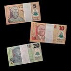 Nigeria. - 100 x 5, 10 and 20 Naira 2022 y 2024 - 300
