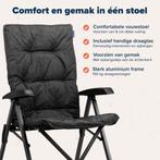 2dekans | TRVLMORE Campingstoel - Inclusief Draagtas -, Huis en Inrichting, Stoelen, Ophalen of Verzenden, Zo goed als nieuw, Zwart
