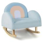 Trendmix Kinderschommelstoel Blauw – Fluweel – Ergonomisch –, Ophalen of Verzenden, Nieuw