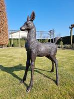 sculptuur, Levensecht Hert - 72 cm - Brons