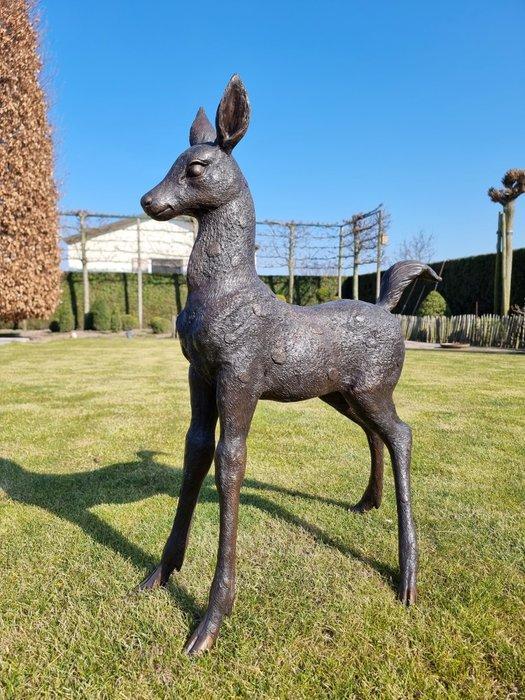 sculptuur, Levensecht Hert - 72 cm - Brons, Antiek en Kunst, Curiosa en Brocante