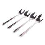 Benson Set theelepels - chroom - 4 stuks - compact en sti..., Ophalen of Verzenden, Nieuw