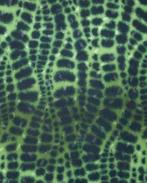 Viscose Jacquard Print Groen Handen, Nieuw, Groen