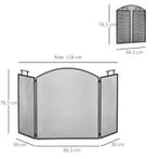 TRUUSK Openhaardbeschermingsrooster - Vonkenbescherming - IJ, Huis en Inrichting, Verzenden, Nieuw