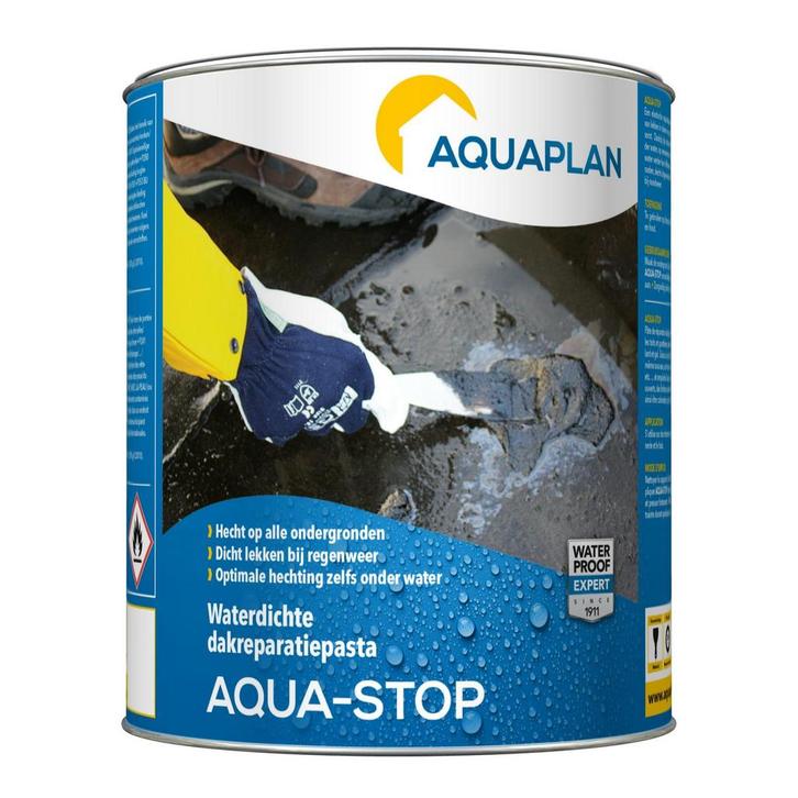 Aquaplan Aquaplan aqua stop waterdichte dakreparatiepasta 1, Doe-het-zelf en Verbouw, Dakpannen en Dakbedekking, Nieuw, Verzenden