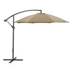 Garden Impressions Athene Zweefparasol Ø300 cm taupe, Tuin en Terras, Partytenten, Nieuw, Verzenden