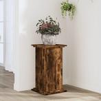 Plantenstandaard 33x33x60 cm bewerkt hout gerookt eikenkl..., Tuin en Terras, Verzenden, Nieuw