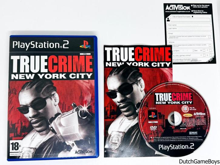 Playstation 2 / PS2 - True Crime - New York City - English, Spelcomputers en Games, Games | Sony PlayStation 2, Gebruikt, Verzenden