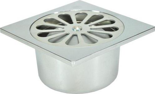 SUB - Sub chroom ABS doucheput 10x10 onder 40mm, Doe-het-zelf en Verbouw, Sanitair, Nieuw, Ophalen of Verzenden