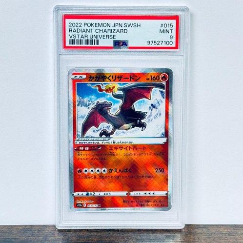 Pokémon Graded card - Radiant Charizard - Vstar Universe, Hobby en Vrije tijd, Verzamelkaartspellen | Pokémon