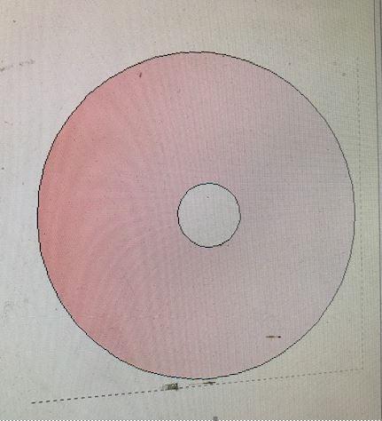 Styropor schijf 50 cm diameter met rond gat piepschuim, Hobby en Vrije tijd, Knutselen, Nieuw, Ophalen of Verzenden