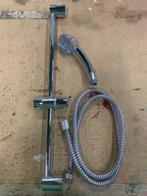 Bossini glijstang 57 cm met handdouche chroom geribbelde, Ophalen of Verzenden, Nieuw, Chroom, Douche