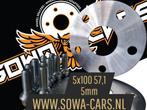 Spacers 5mm vw bora golf 3 4 polo 5x100 57.1 Spoorverbreders, Ophalen of Verzenden