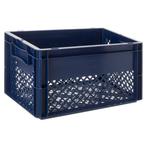 Fast Rider Kunststof Fietskrat Medium  25 liter Blauw, Fietsen en Brommers, Fietsaccessoires | Fietsmanden, Verzenden, Nieuw